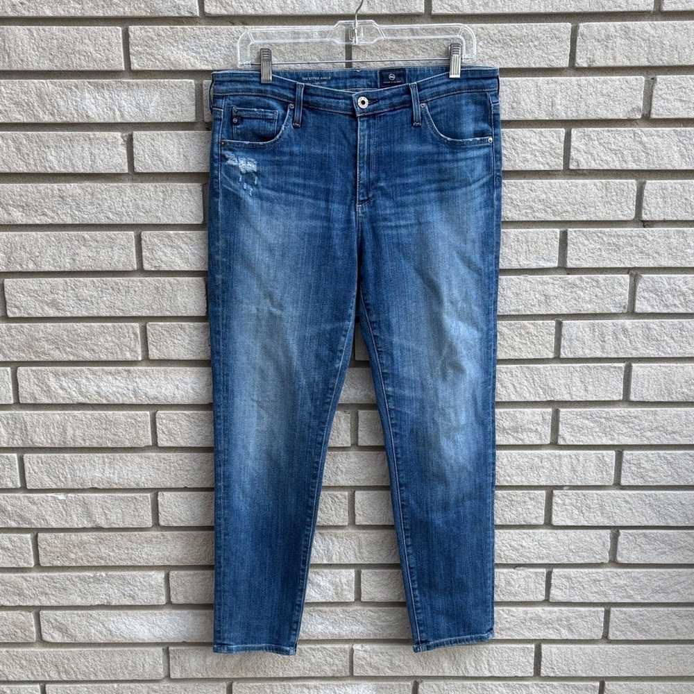 Ag Adriano Goldschmied The Stevie Ankle Slim Straight Ankle Jeans Size 32R